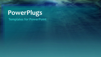 PowerPoint Template - An abstract background